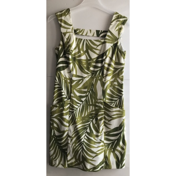 Kim Rogers Dresses & Skirts - Kim Rogers palm leaf print dress size 10